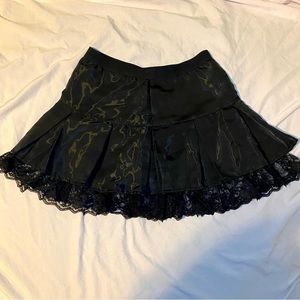 Black Mall Goth Skirt
